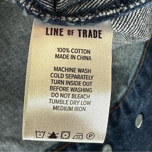 Line of trade denim jacket‎ large NWOT - Picture 6 of 8